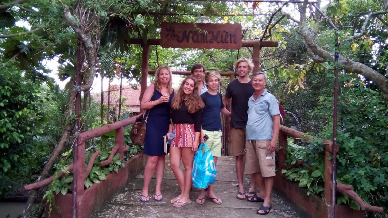 Gite Nam Hien Mekong Cho Lach Exterior foto